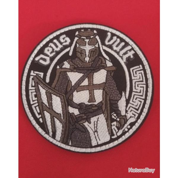 CUSSON TEMPLIER - PATCH BROD MDIVAL SCRATCH CHEVALIER DE L'ORDRE 8 CM GUERRIER