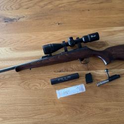Carabine CZ 457 Training 22lr équipée