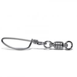 Emerillon A Agrafe Stainless Rolling Swivel With Snap T4 - Par 3