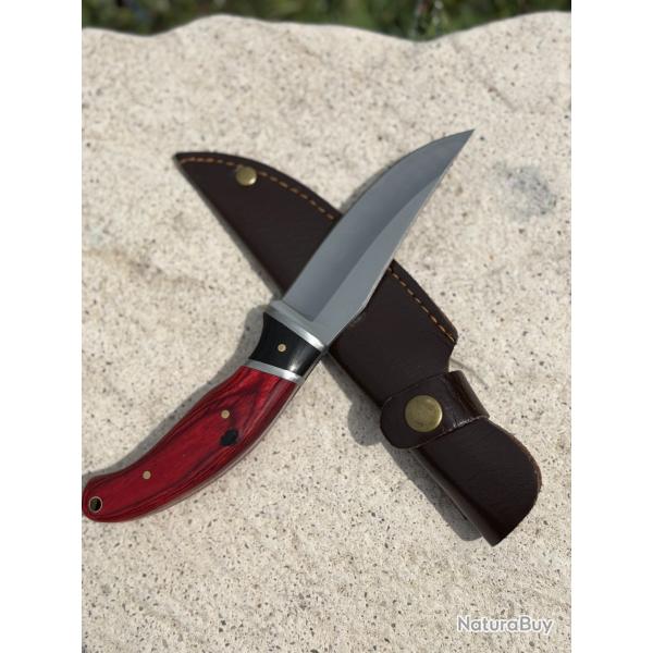 Couteau manche en bois