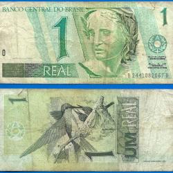 Bresil 1 Real 1997 Serie B Billet Brazil Brasil Amerique Sud Oiseau