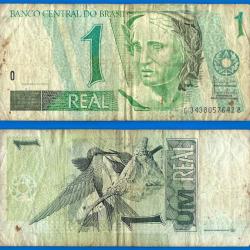 Bresil 1 Real 1997 Serie C Billet Brazil Brasil Amerique Sud Oiseau