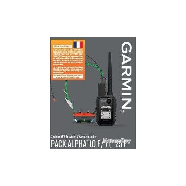Garmin pack GPS Alpha 10 TT25 - version F