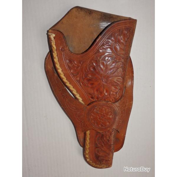 HOLSTER  US  ANCIEN " J.CAIRNS " maker  NEVADA CITY