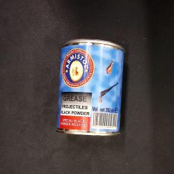 GRAISSE PROJECTILES POUDRE  NOIRE 250 ML