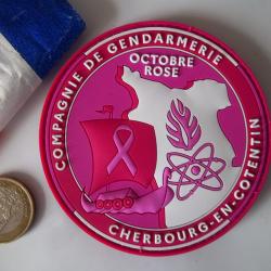 Cherbourg en Cotention écusson collection militaire gendarmerie octobre rose