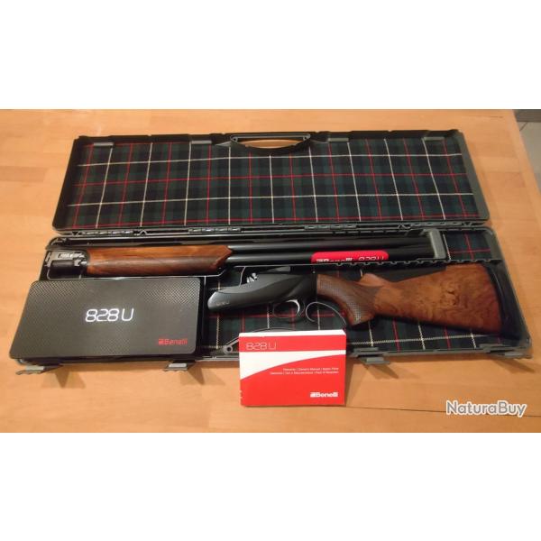 FUSIL SUPERPOSE BENELLI 828U BLACK CALIBRE 12/76 CANON DE 71 CM