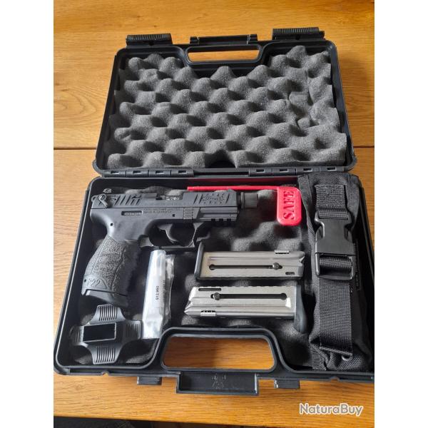 PISTOLET WALTHER P22 EN 22LR SEMI AUTO CATGORIE B MARQUE CARL GMBH