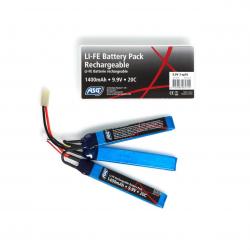 BATTERIE LI-FE 9.9V 1400MAH 3 STICKS "ASG"
