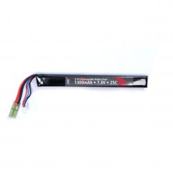 BATTERIE LI-PO 7.4V 1300MAH 1 STICK "ASG"
