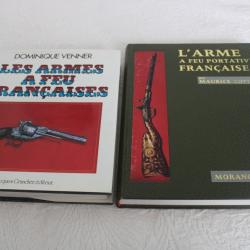 Lot 2 livres armes a feu françaises
