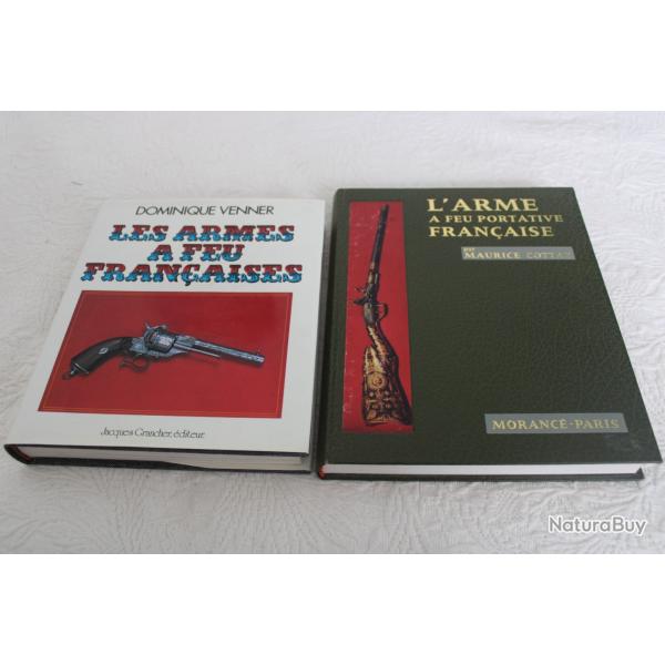 Lot 2 livres armes a feu franaises