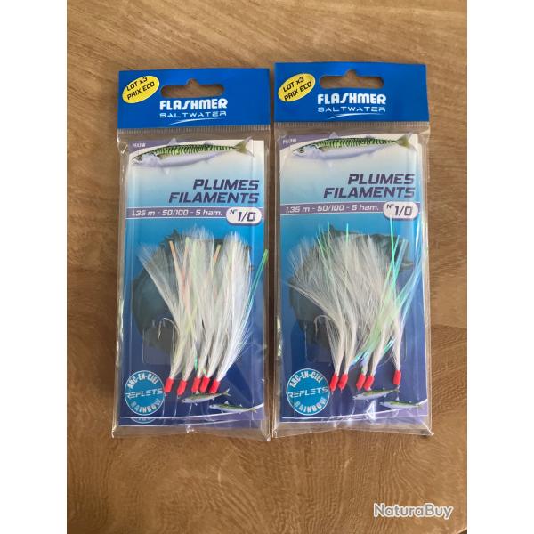Lot de 6 mitraillettes  maquereaux Flashmer