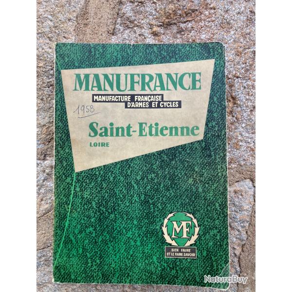 Lot de 3 Catalogues MANUFRANCE (1957 - 1958 - 1959)