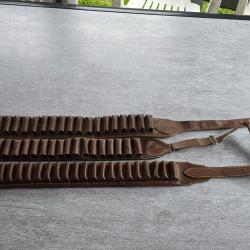 Lot 3 cartouchieres cal 12 imitation cuir occasion mais propres !!
