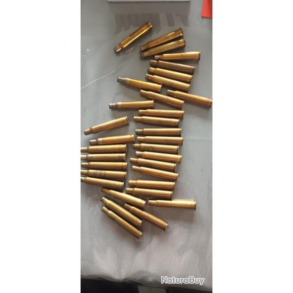 Fonds de bac: vrac 34 douilles 7x65r