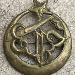 3° Régiment de Tirailleurs Algériens, type 2, bombé, doré