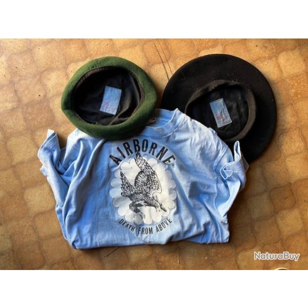 Berets lgion trangre et chasseur alpin