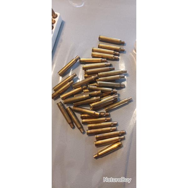Fonds de bac: vrac 40 douilles douilles 7x64 lot sb