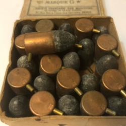 Boite de 25 Cartouches calibre 12 mm à Broche SFM pour Révolver Lefaucheux
