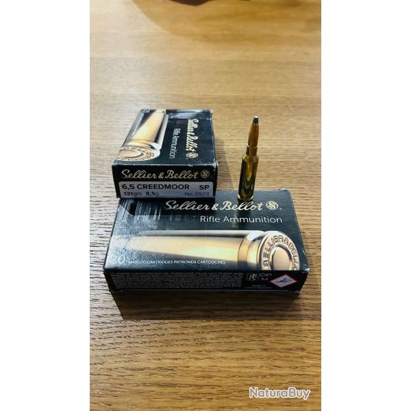 Sellier & bellot 6,5 creedmoor 131grs
