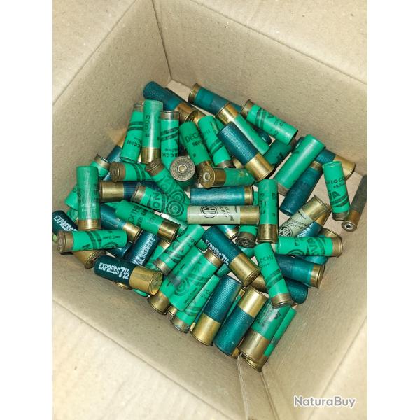 !! 1 SANS PRIX DE RSERVE !!Lot de cartouches calibre 12 et 20LIVRAISON OFFERTE