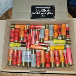 !! 1 SANS PRIX DE RÉSERVE !!Lot de cartouches calibre 12 et 36 LIVRAISON OFFERTE