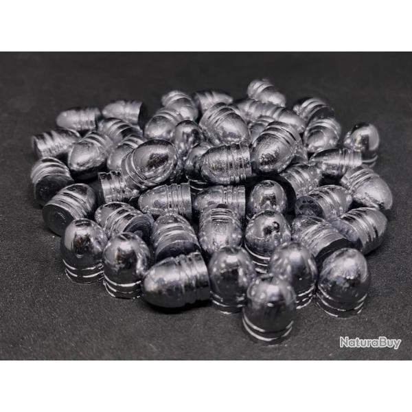 Lot de 50 balles ogivales calibre 44 pour arme  poudre noire