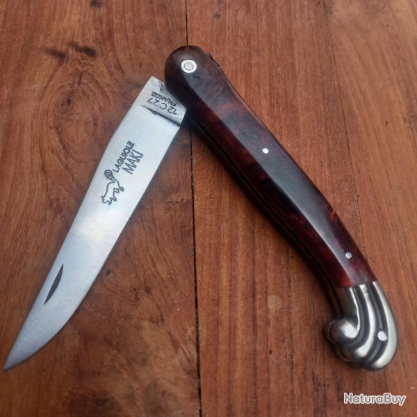 Rare Couteau Rgional OCAN LAGUIOLE MAKI  Manche en Rsine