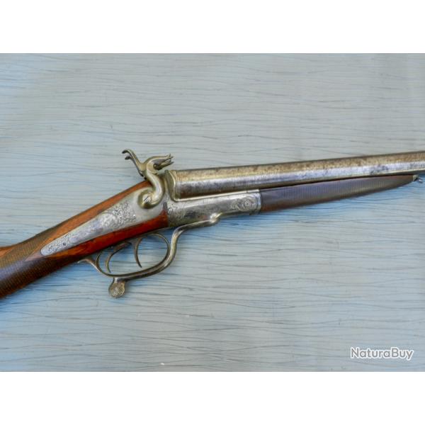 Fusil double  broche, calibre 16