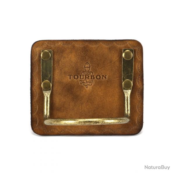 Tourbon-Porte-outil robuste en cuir vritable avec boucle en acier-**MARRON LIVRAISON GRATUITE