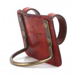 Tourbon-Porte-outil robuste en cuir véritable avec boucle en acier-*Reddish Brown LIVRAISON GRATUITE
