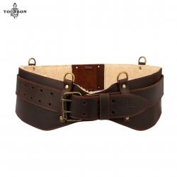 Tourbon-Ceinture de travail en cuir rembourré convient à 33 "-47"  LIVRAISON GRATUITE