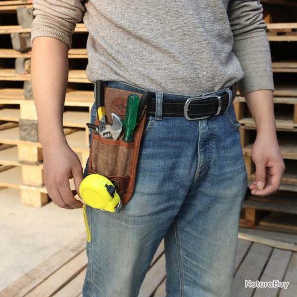 Tourbon-Porte-outils multi-poches en toile robuste et durable