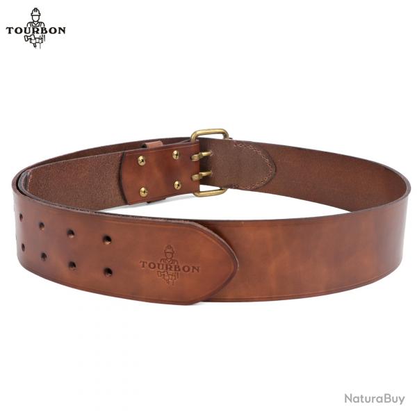Tourbon - Ceinture en cuir vritable pour homme 82.5-120cm