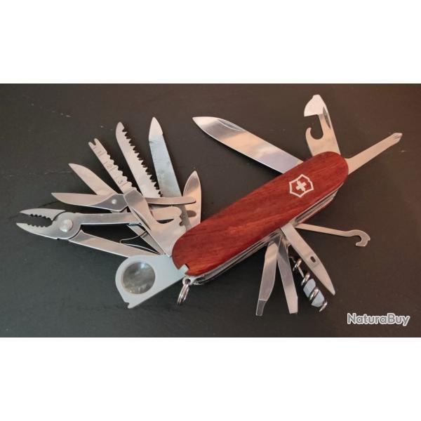 Victorinox couteau suisse Swisschamp Vintage Wood Bois de Rose