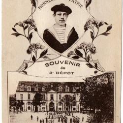 CPA - Marine Militaire - HONNEUR PATRIE SOUVENIR DU 3e DÉPÔT N°1650