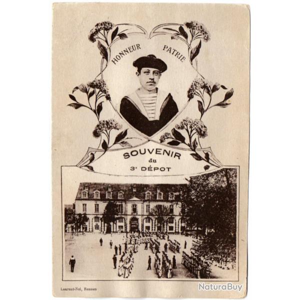 CPA - Marine Militaire - HONNEUR PATRIE SOUVENIR DU 3e DPT N1650
