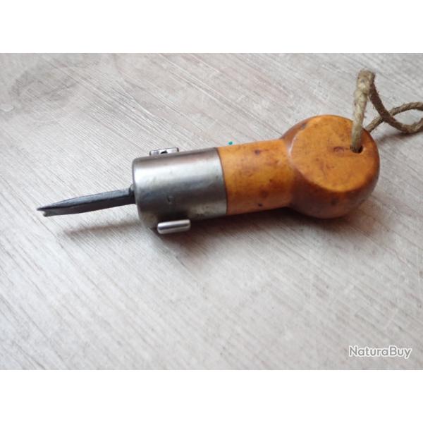 Tournevis / Outil pour fusil, carabine Peabody, Vetterli / Manche de baguette Vetterli