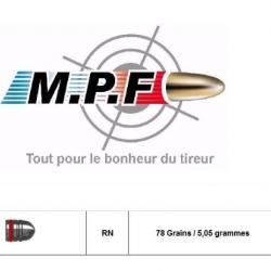 Ogives MPF plomb 32 RN 78 Gr Ø 314" par 500 en port gratuit