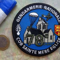 écusson militaire 78 éme D-Day Sainte-Mère-Église gendarmerie Compagnie de Brigades