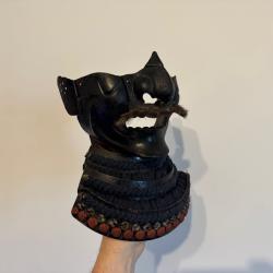 Véritable Menpo mempo japonais armure de samourai