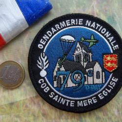 écusson D-Day 79 éme Compagnie de Brigades gendarmerie Sainte-Mère-Église