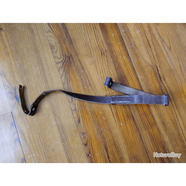 originale bretelle cuir d origine bulgare anns 1950  pour ak 47 et steyr m95