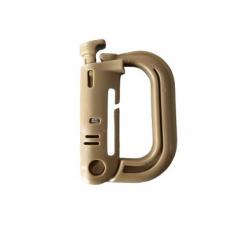 Mousqueton tactique Grimlock Beige/TAN x1 - Livraison Gratuite