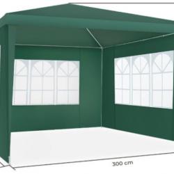 Tonnelle de jardin 3x3m - Vert - Livraison rapide et gratuite
