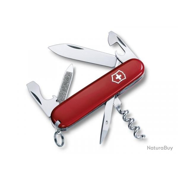COUTEAU VICTORINOX SPORTSMAN ROUGE + ANNEAU