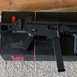 Replique airsoft hk Heckler & Koch ump 45 sous license avec avec batterie+chargeur+chargeurbatteries