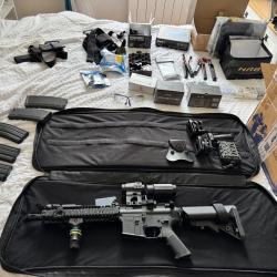 À vendre en lot ensemble de matériel d'airsoft