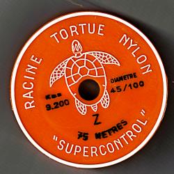 1 Bobine Nylon Tortue Supercontrole 45/100